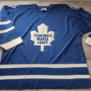 Vintage Starter Toronto Maple Leafs NHL Jersey Size XXL Blue Western Conference